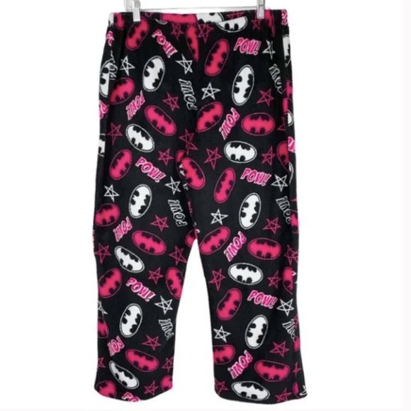 size L, bat girl fleece novelty pajama pants, new condition - Picture 1 of 7
